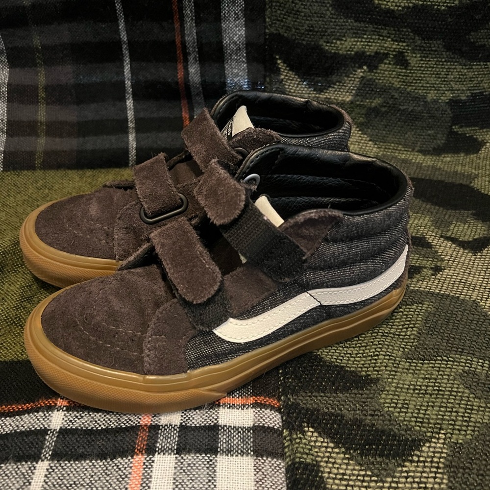 Kids Vans High-Top Sneakers with Velcro Straps